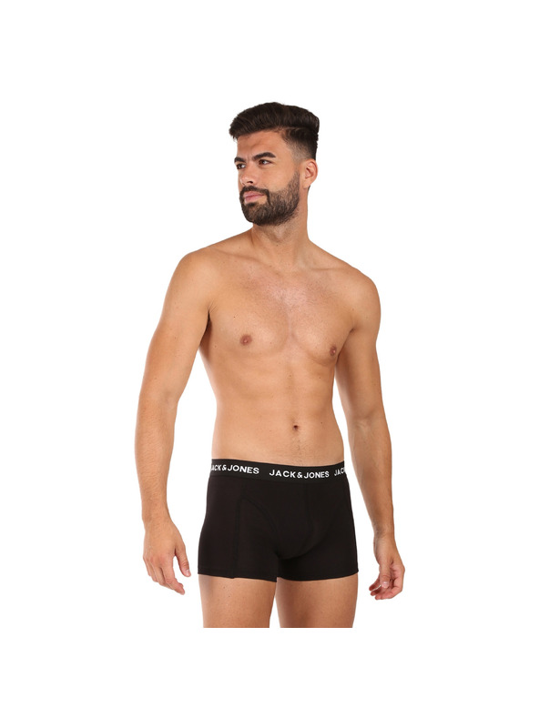 Jack & Jones Komplet od tri crne boksačice Jack & Jones Anthony