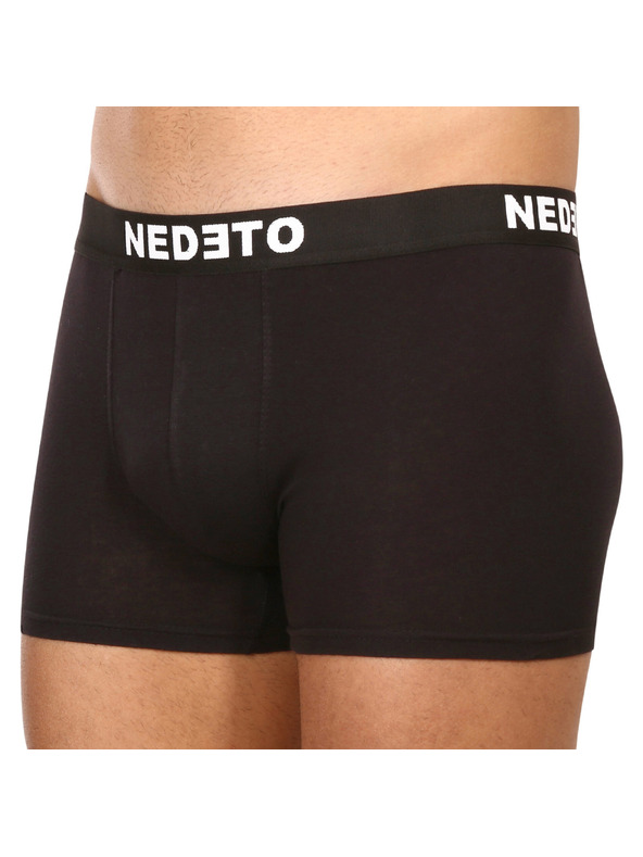 Nedeto Komplet od tri muške bokserice u crnoj boji Nedeto
