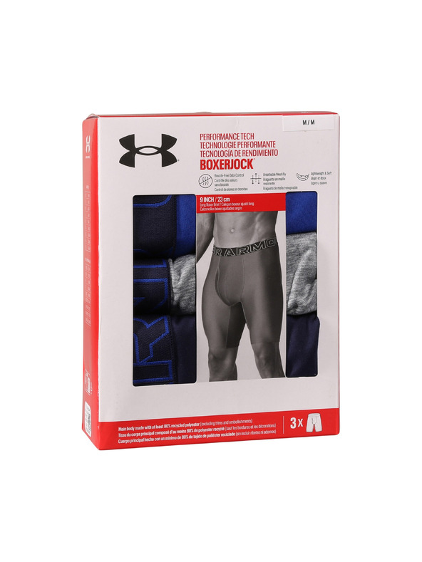 Under Armour Muške bokserice Under Armour M UA Perf Tech 9in (3 kom)