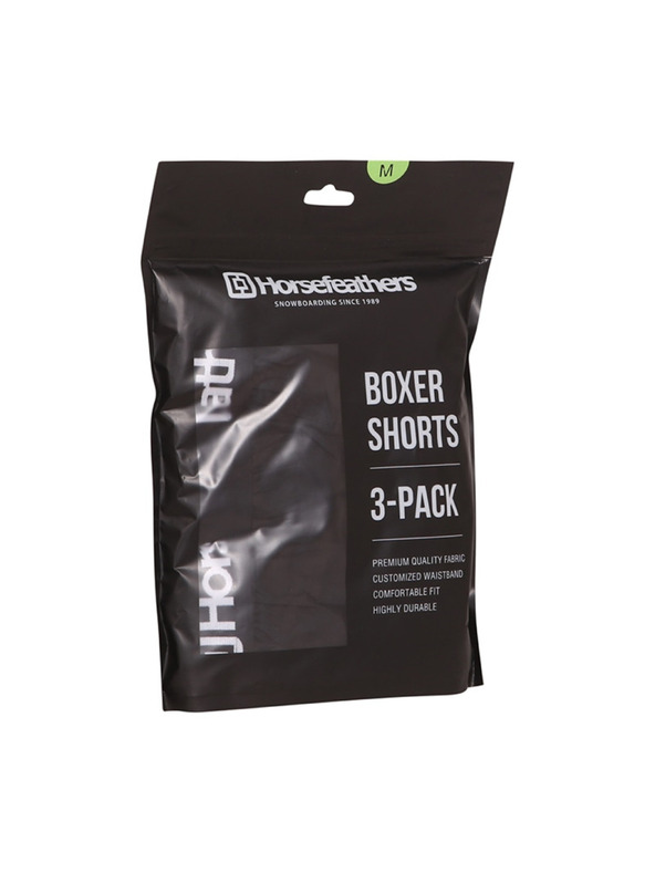 Horsefeathers Muške bokserice crne 3P HorsefeathersHorsefeathers