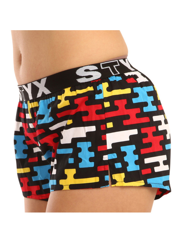 Styx Ženske kratke hlače Styx art sportske gumene ravne