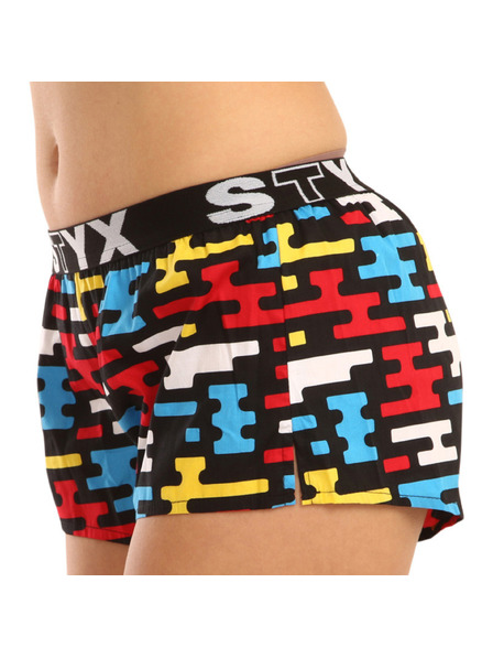 Styx Ženske kratke hlače Styx art sportske gumene ravne