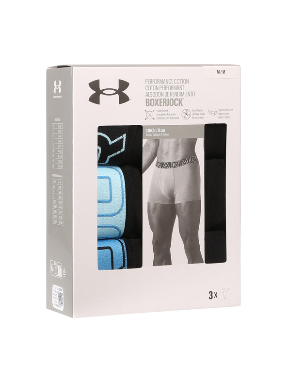 Under Armour Muške bokserice Under Armour M UA Perf Cotton 3in (3kom)