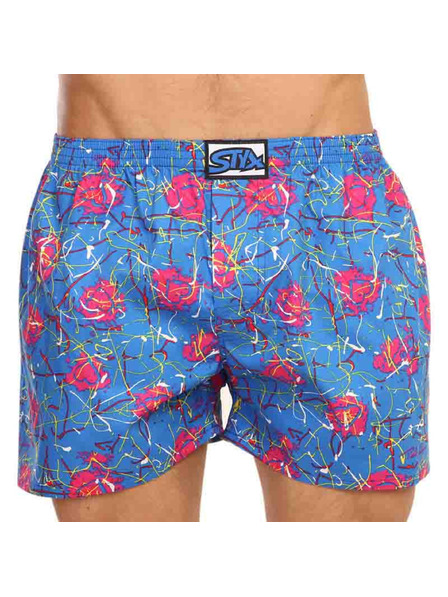 Styx Muške kratke hlače Styx art classic gumene oversize Jáchym srca