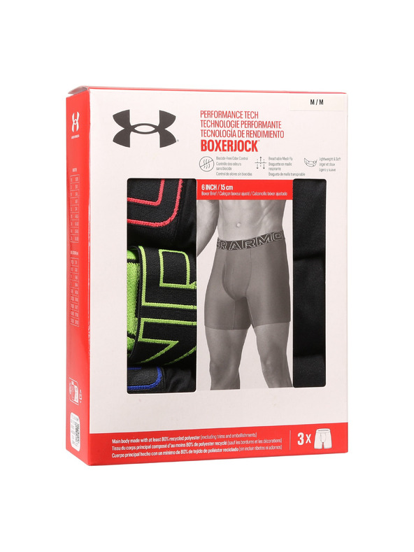 Under Armour Muške bokserice Under Armour M UA Perf Tech 6in (3 kom)