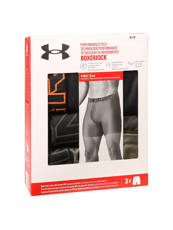 Under Armour Muške bokserice Under Armour M UA Perf Tech 6in (3 kom)