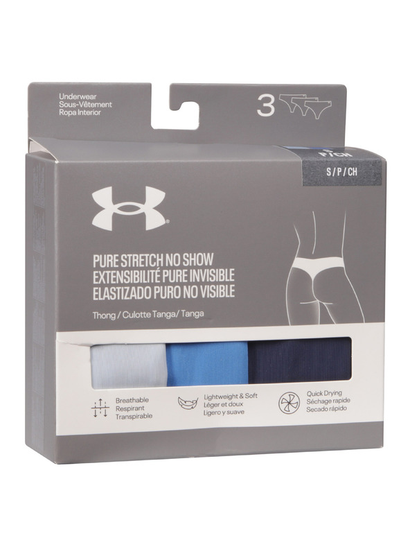 Under Armour Ženske tange Under Armour UA Pure Stretch NS (3 kom)