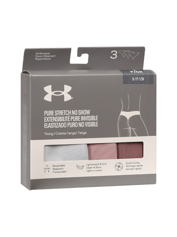 Under Armour Ženske tange Under Armour UA Pure Stretch NS (3 kom)