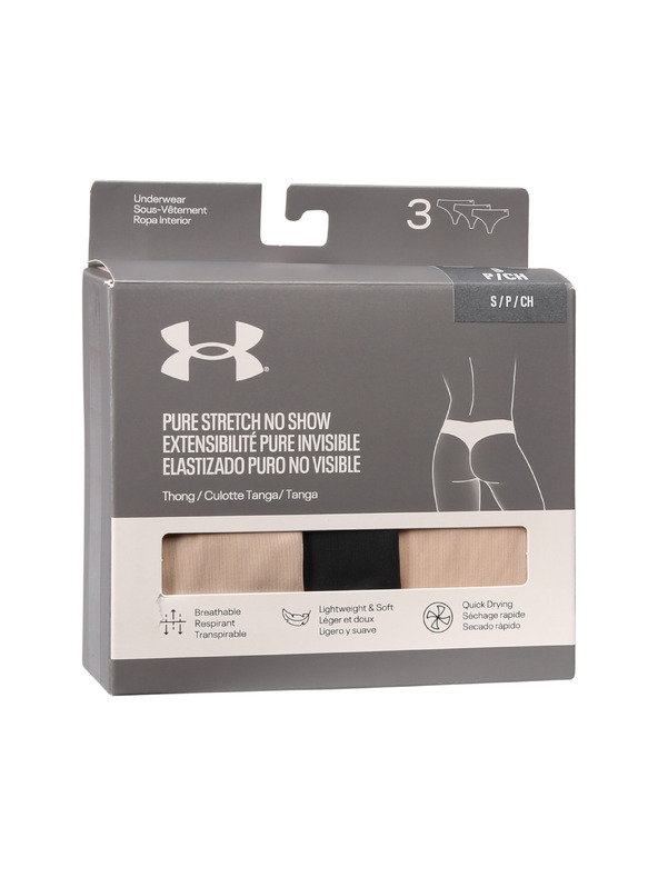 Under Armour Ženski tange Under Armour Ua Pure Stretch No Show Thong -Solid -