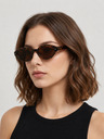 VEYREY VeyRey ženske cat-eye acetatne polarizirajuće sunčane naočale Aest leopard okvir smeđa stakla