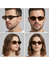 VEYREY VeyRey ženske cat-eye acetatne polarizirajuće sunčane naočale Aest leopard okvir smeđa stakla