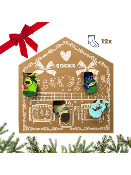Dedoles Adventski kalendar 12x dječje čarape Dedoles
