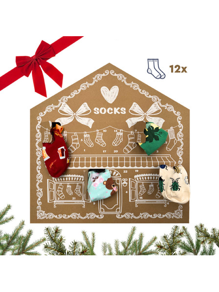 Dedoles Adventski kalendar 12x čarape Dedoles