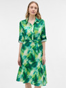 Orsay Svijetlozelena ženska košulja-haljina s uzorkom ORSAY
