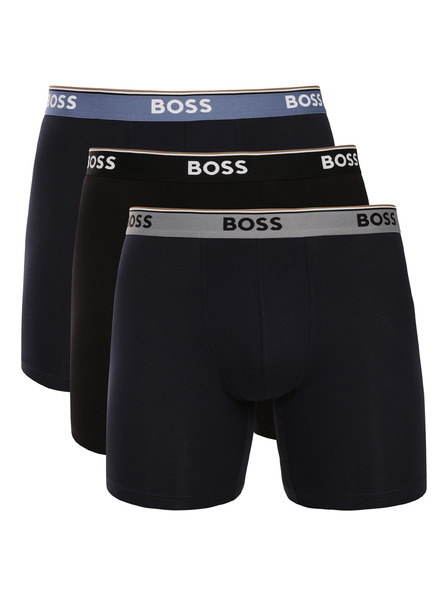 BOSS Komplet od tri - muške bokserice BOSS crne