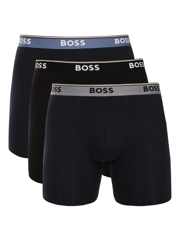 BOSS Komplet od tri - muške bokserice BOSS crne
