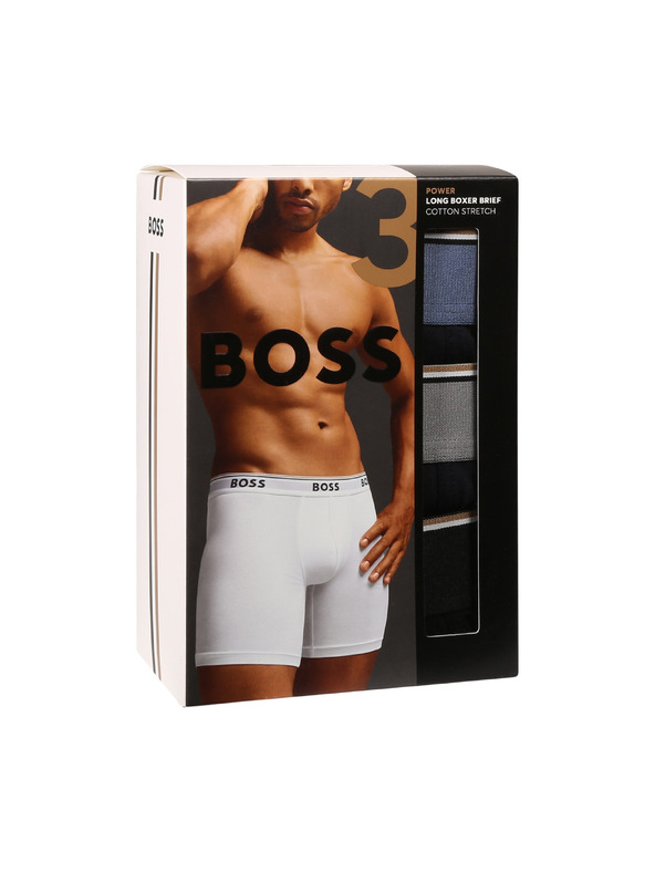 BOSS Komplet od tri - muške bokserice BOSS crne