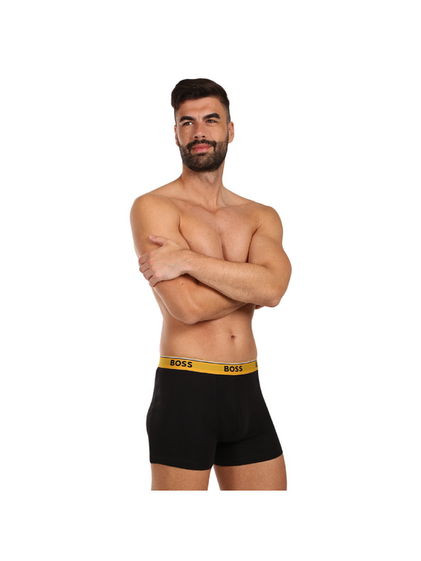BOSS Komplet od tri - muške bokserice BOSS crne