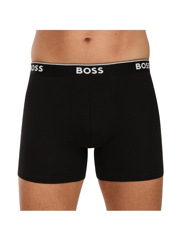 BOSS Komplet od tri - muške bokserice BOSS crne