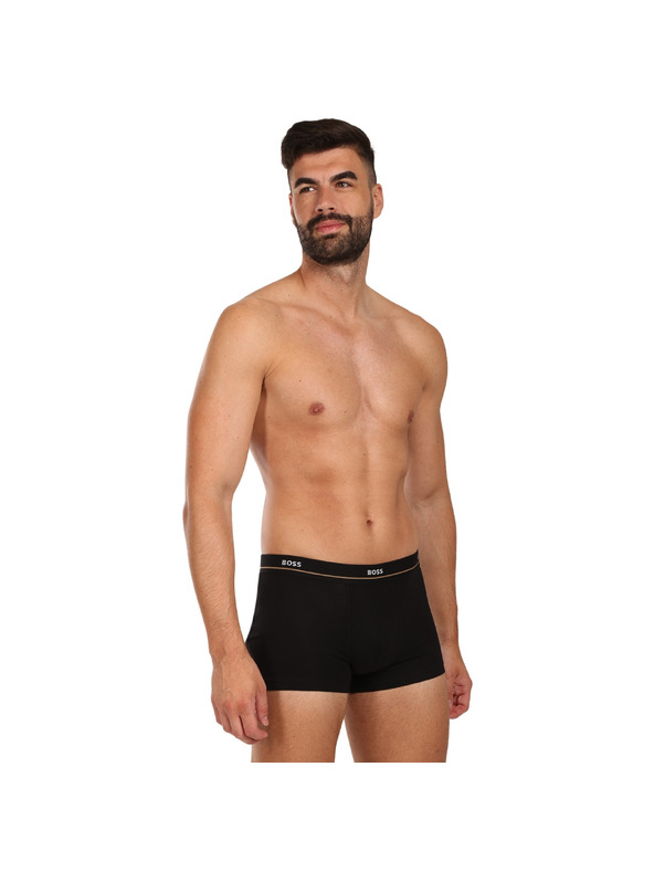 BOSS Komplet od pet - muške bokserice BOSS crne