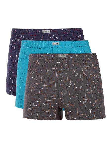 andrie Set od tri - Muške boxer gaće Andrie višebojne