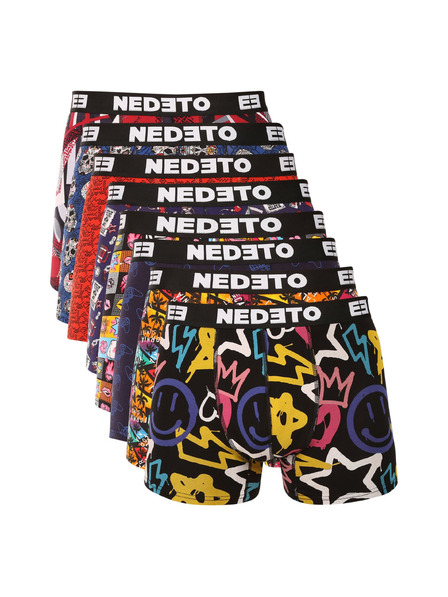 Nedeto Sada od osam - muške bokserice Nedeto višebojne