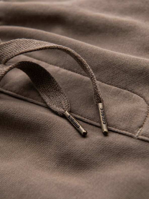 Ombre Clothing Muška pamučna trenirka BASIC smeđa Ombre Clothing