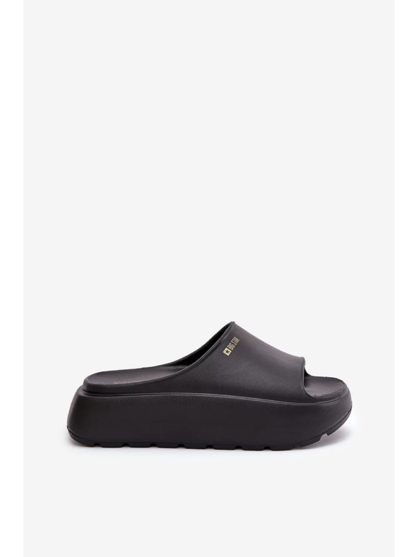 BIG STAR SHOES Ženske pjenaste papuče na platformi Big Star – crne