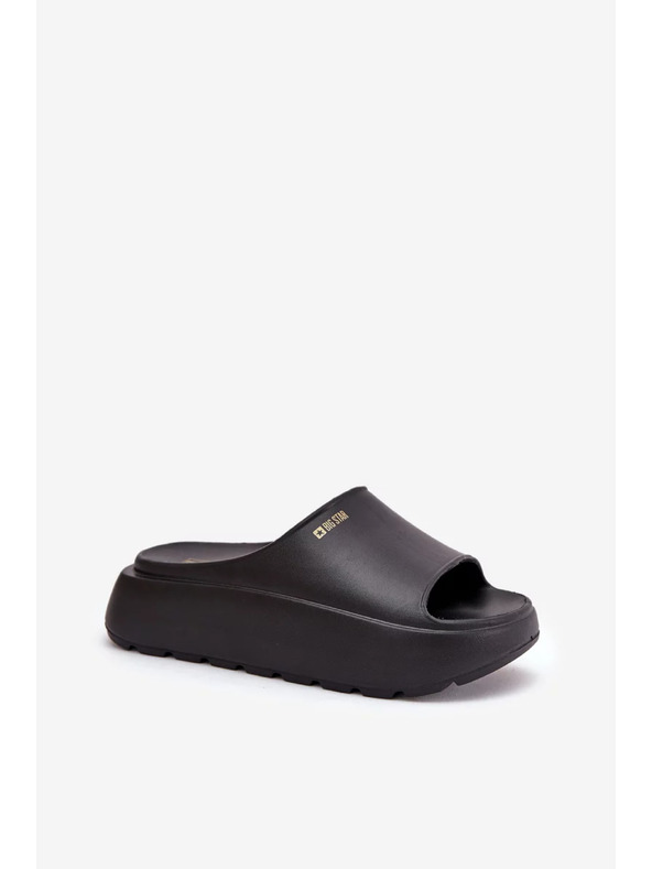 BIG STAR SHOES Ženske pjenaste papuče na platformi Big Star – crne