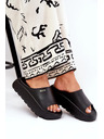 BIG STAR SHOES Ženske pjenaste papuče na platformi Big Star – crne