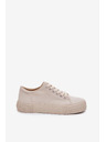 BIG STAR SHOES Ženske platnene tenisice Big Star – bež