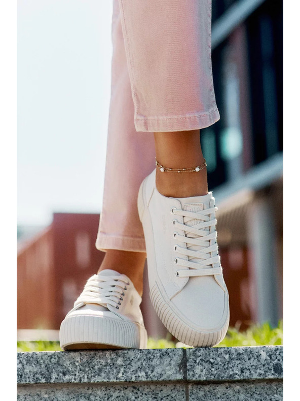 BIG STAR SHOES Ženske platnene tenisice Big Star – bež