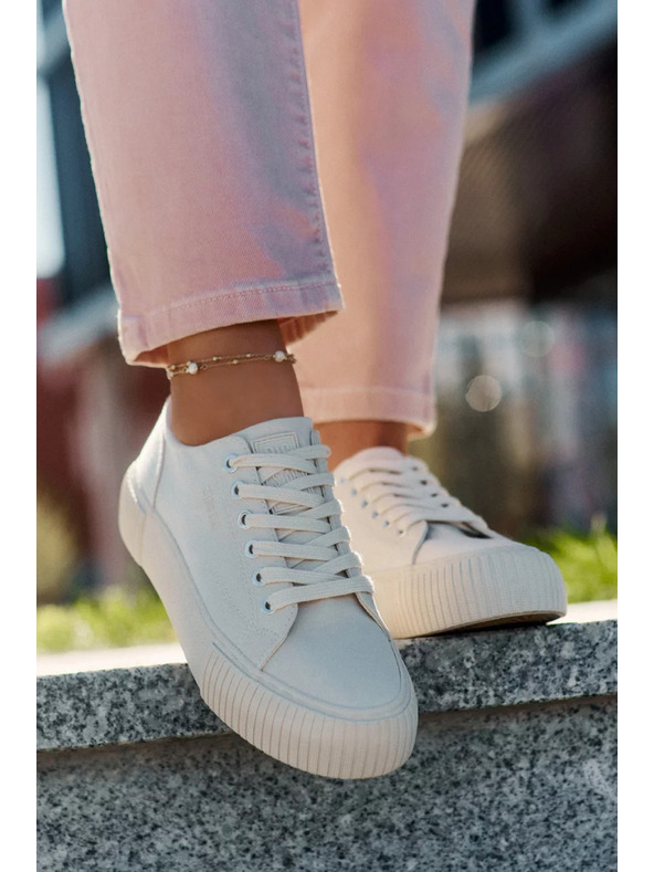 BIG STAR SHOES Ženske platnene tenisice Big Star – bež