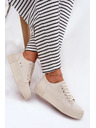 BIG STAR SHOES Ženske platnene tenisice Big Star – bež