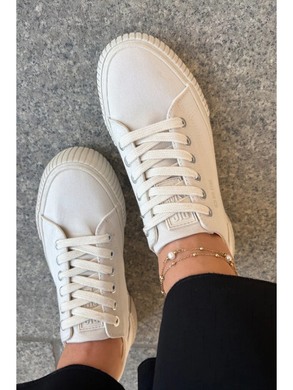 BIG STAR SHOES Ženske platnene tenisice Big Star – bež