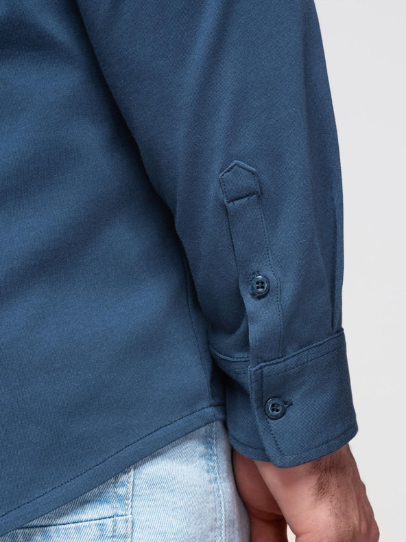 Ombre Clothing Košulja K697 - denim Ombre Clothing