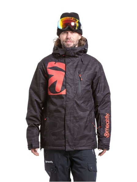 Meatfly Meatfly muški SNB & SKI jakna Shader Morph Black
