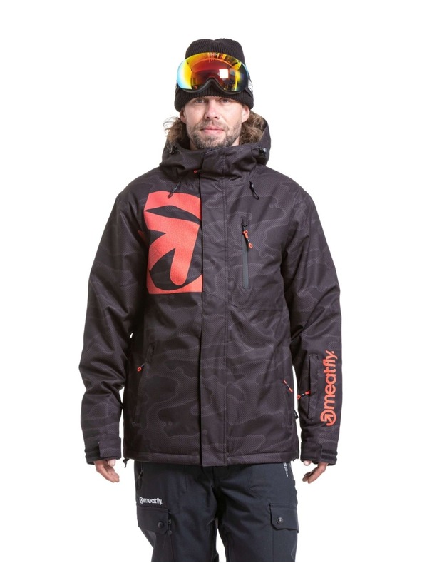 Meatfly Meatfly muški SNB & SKI jakna Shader Morph Black
