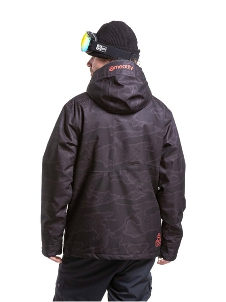 Meatfly Meatfly muški SNB & SKI jakna Shader Morph Black