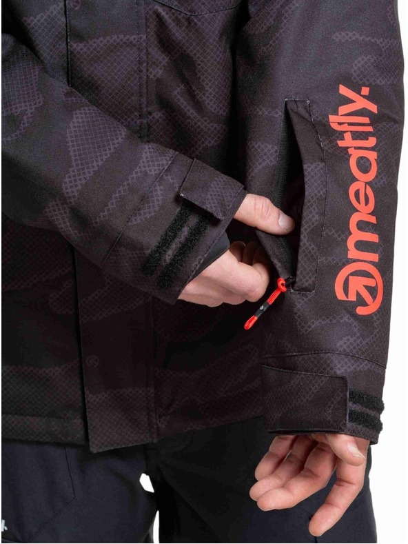 Meatfly Meatfly muški SNB & SKI jakna Shader Morph Black