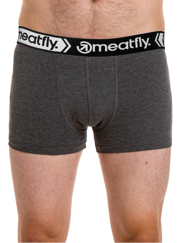 Meatfly Meatfly muške bokserice Balboa Boxershorts Four Pack Black/Grey Heather