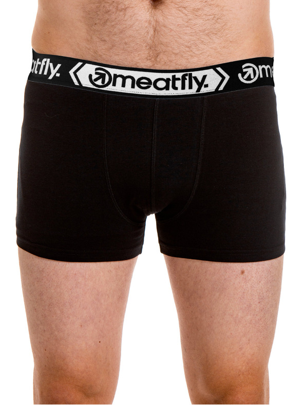 Meatfly Meatfly muške bokserice Balboa Boxershorts Four Pack Black/Grey Heather