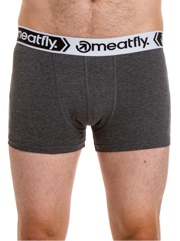 Meatfly Meatfly muške bokserice Balboa Boxershorts Four Pack Black/Grey Heather