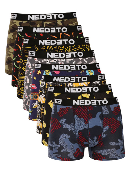 Nedeto Sada od osam - muške bokserice Nedeto višebojne