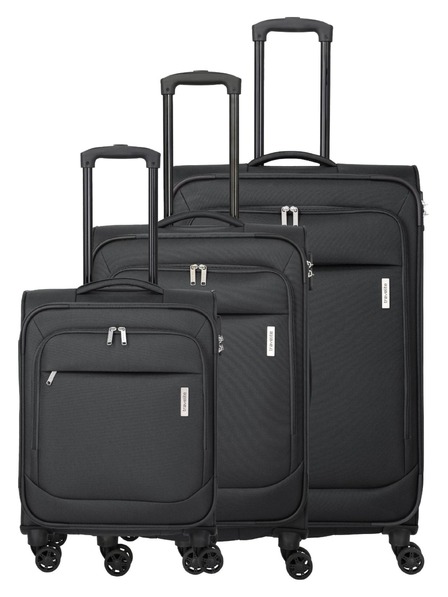 Travelite Set putnih kovčega Travelite Priego S,M,L Anthracite