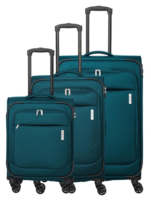 Travelite Set putnih kovčega Travelite Priego S,M,L Petrol