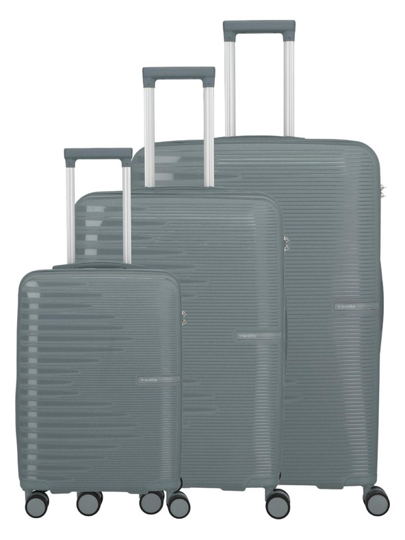 Travelite Set putnih kovčega Travelite Pacific S,M,L Anthracite