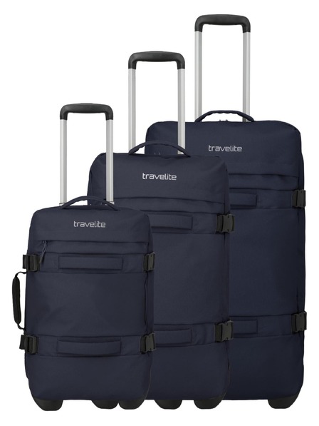 Travelite Set putnih kovčega Travelite Bolonia Wheeled Duffle S,M,L Navy