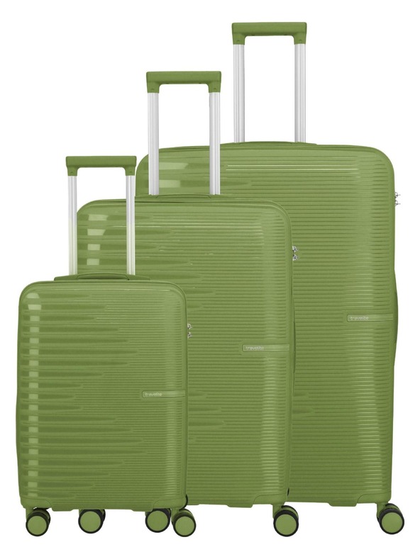 Travelite Set putnih kovčega Travelite Pacific S,M,L Olive