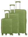 Travelite Set putnih kovčega Travelite Pacific S,M,L Olive